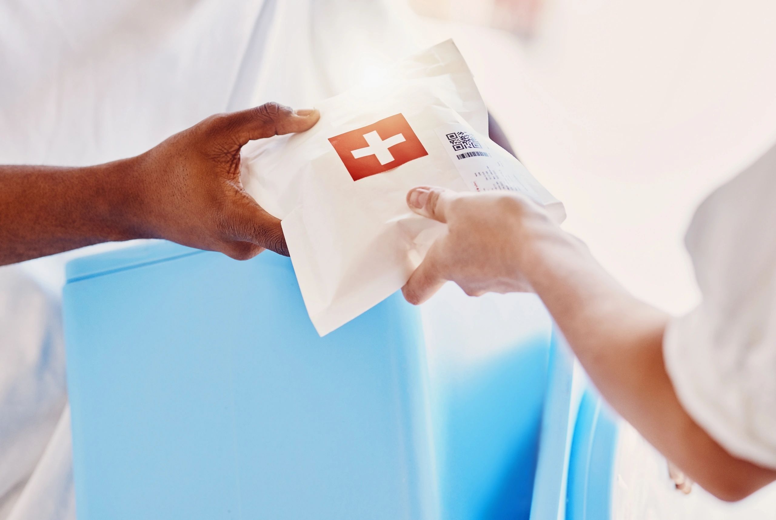 Caregiver supporting a patient at home